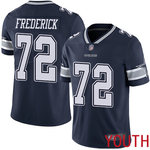 Youth Dallas Cowboys Limited Navy Blue Travis Frederick Home #72 Vapor Untouchable NFL Jersey->youth nfl jersey->Youth Jersey